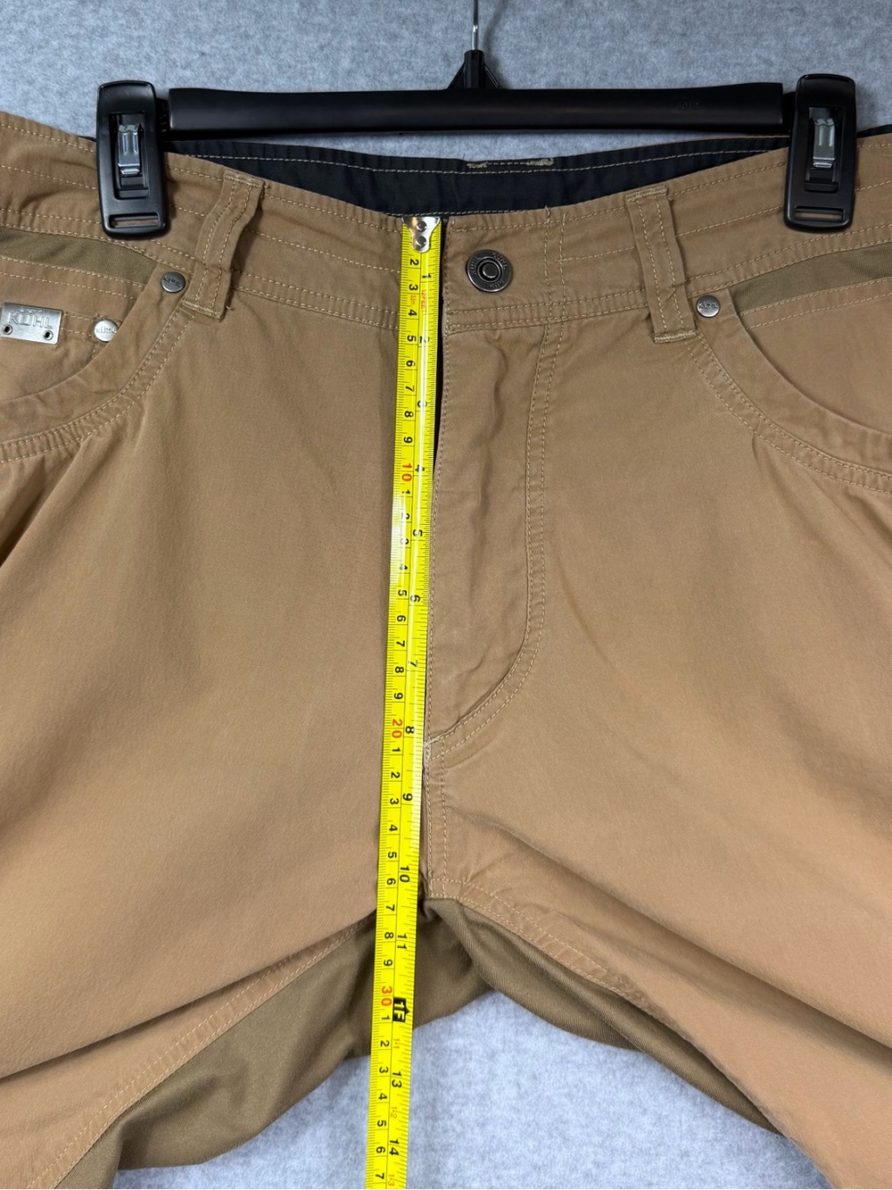 KĂHL Radikal Khaki Performance Hiking Trail Pants Menâs 34x34 - Picture 7 of 12